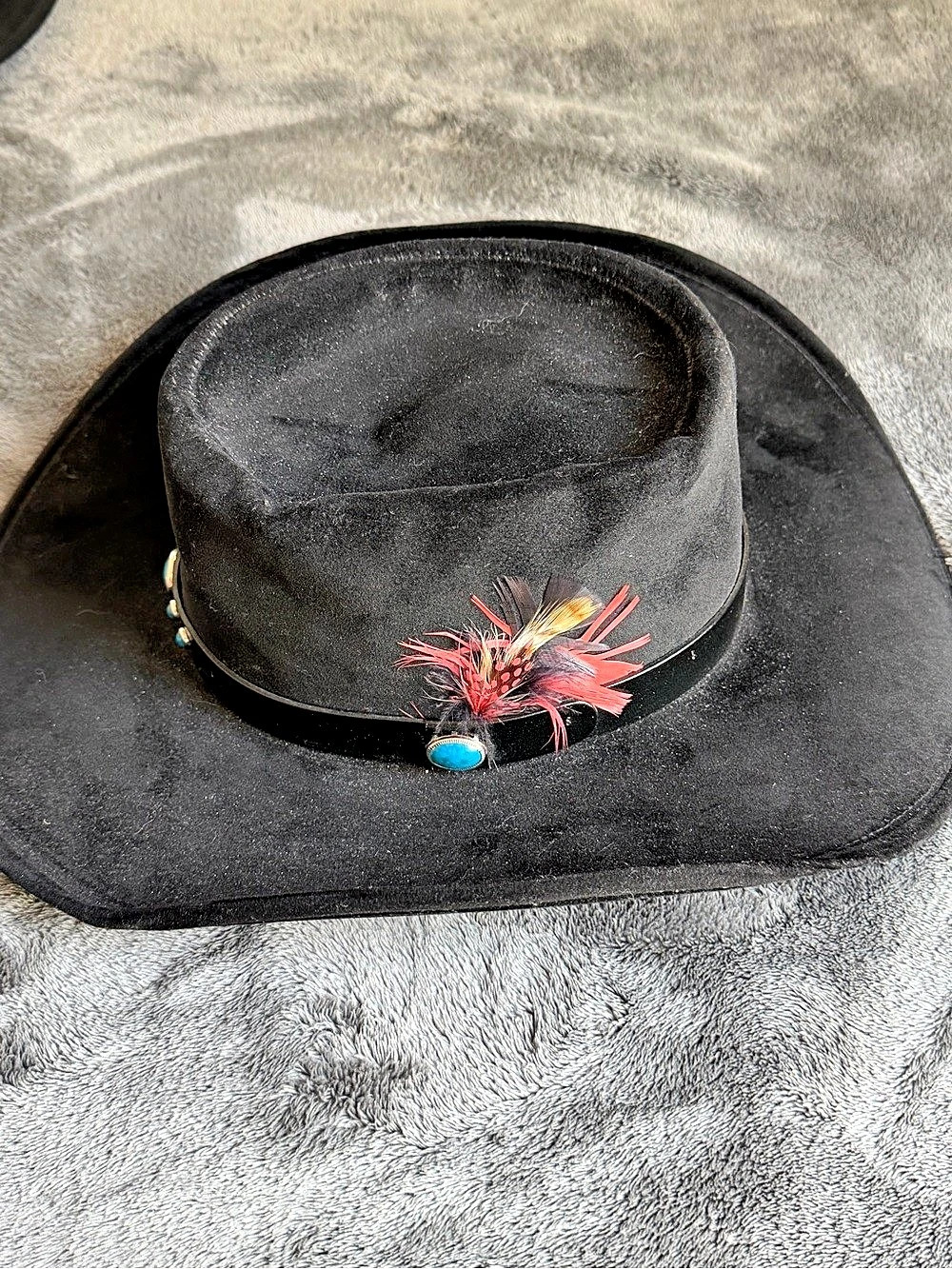 Bailey U-Rollit Gambler Hat Black Western Hat Size 6 7/8